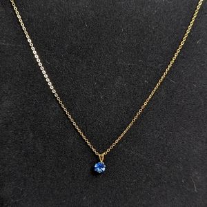 Lindenwold Blue Cubic Zirconia Necklace